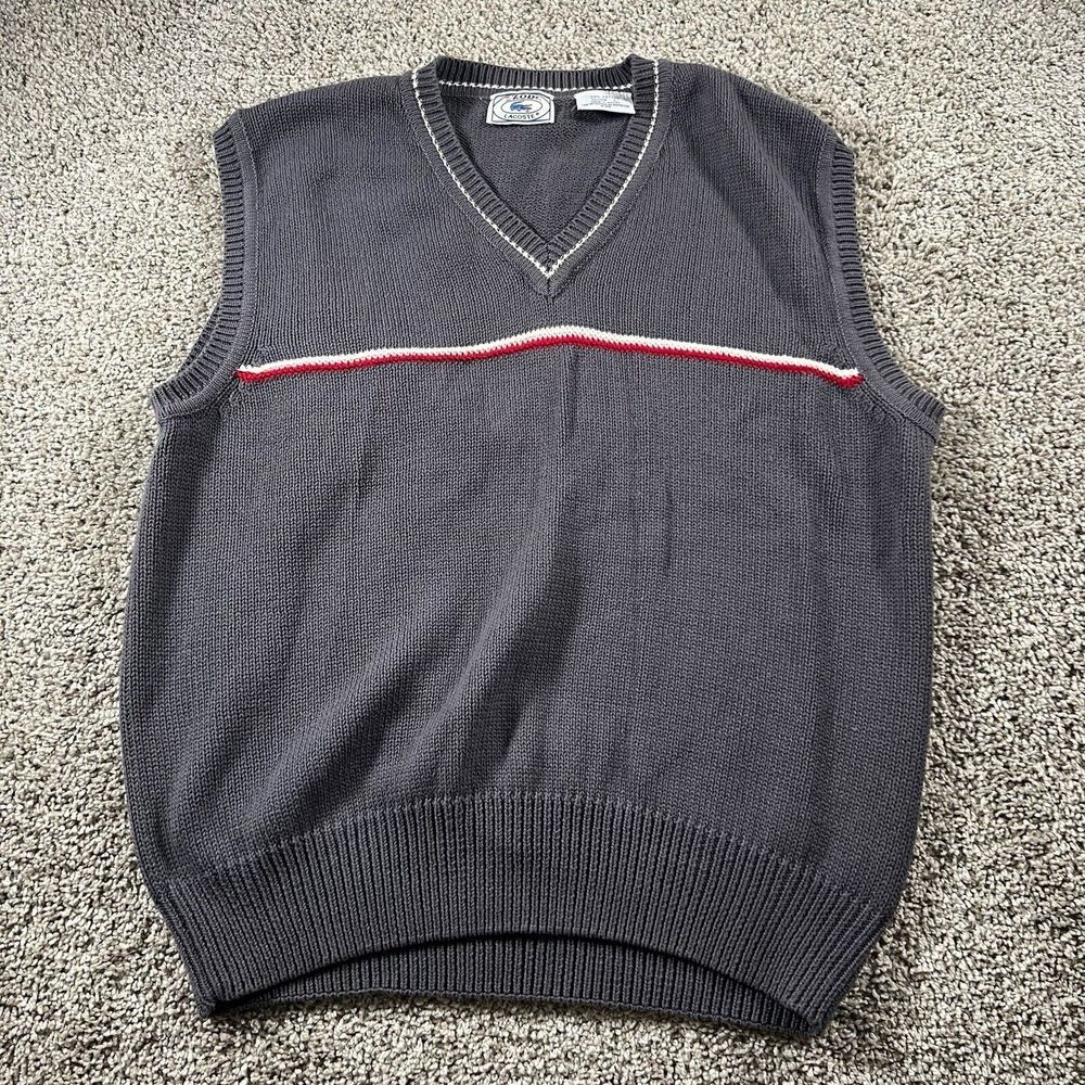 Vintage 90s Lacoste‎ x IZOD Sweater Mens Large Pullover Vest Preppy Classiccore